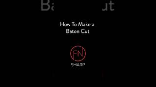 How to Make a Baton Cut Using a Chef’s Knife [upl. by Annaid]