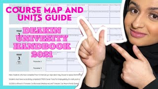 University Course Map and Units Guide  Deakin University Handbook 2021 [upl. by Bolte]