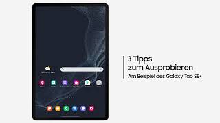 Galaxy Tablets 3 Tipps zum Ausprobieren [upl. by Nivar]