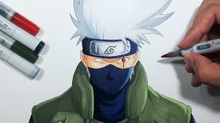 How To Draw Kakashi Hatake  Step By Step Tutorial [upl. by Chere]