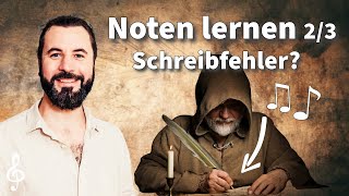 Noten lernen für Anfänger 🎵 alle Noten in 5 Minuten Teil 2 [upl. by Dedric]