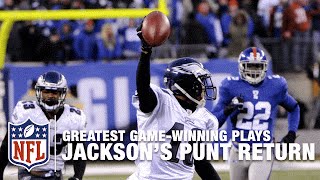 Miracle at the New Meadowlands DeSean Jacksons GameWinning Punt Return TD vs Giants 2010 [upl. by Wesa]