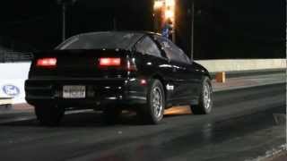 9 second 1g awd dsm turbo drag race Nick Stack 9quots ALL Night 53012 [upl. by Oiram409]