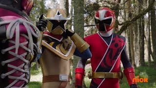 Ninja Steel  Power Rangers vs Shoespike Round 1  Power Rangers Official [upl. by Arocat]