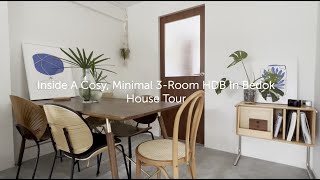 House Tour Minimal Resale 3Room HDB In Bedok [upl. by Kiri]