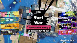 Challenge Reefslider Rally  Splatoon 3 [upl. by Garek]