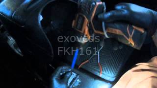 VW A3 Adjusting Brake Cables [upl. by Valerle]