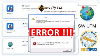 How to Solve MSSTDFMTDLL is missing error amp How to install SW UTMClass not registeredFix error [upl. by Kelula]