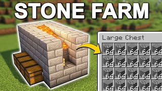 How to Make a Cobblestone Farm in the Starting Days in MCPE 121 [upl. by Anderegg]