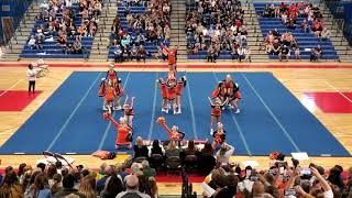 Monacan High School at Region 4B Cheer Competition 2019 [upl. by Mairym]