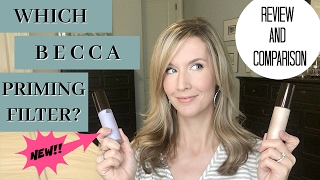 BECCA First Light Priming Filter vs Backlight Priming Filter  A COMPARISON [upl. by Tallou]