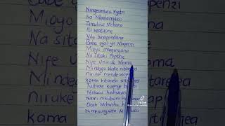 kunguru mboso lyrics [upl. by Tennes]