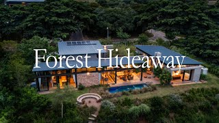 Architect Designs an Interior Designers Own Home  Forest Hideaway House Tour [upl. by Yeroc]