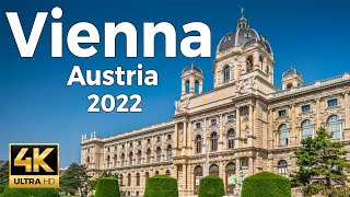 Vienna 2022 Austria Walking Tour 4k Ultra HD 60 fps  With Captions [upl. by Hardunn577]