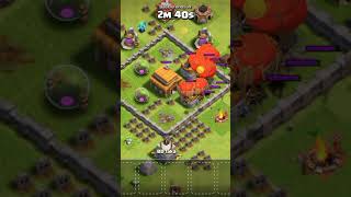 Th5 only balloon attack clashofclans viralvideo shorts supercell trending [upl. by Nolana20]