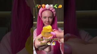 skin care with food🍜🧖 music hiphop skincare hair rotinadodia autocuidado selfcare shorts fy [upl. by Ethelin722]