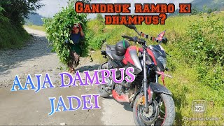 Pokhara to dhampus ride  Comparison between dhampus and gandruk kun ramro xa ghunna [upl. by Hertberg382]