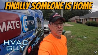 Thermostat Had Been Hanging Off The Wall hvacguy hvaclife hvactrainingvideos [upl. by Nahij]