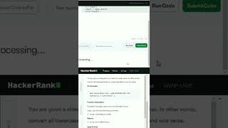 Hackerrank  Python  string  swapcase solution codingchallenge pythoncode hackerrank [upl. by Furmark]