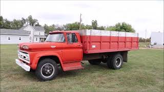 1961 Chevrolet Viking 60 grain truck for sale  noreserve Internet auction October 25 2017 [upl. by Yebloc]