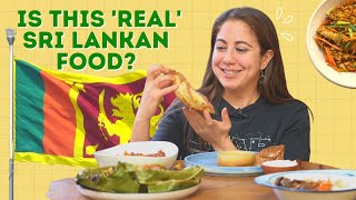 What do Sri Lankan People Order at a Sri Lankan Restaurant [upl. by Nolur]