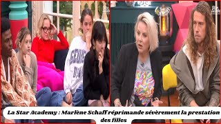 Star Academy Marlène Schaff réprimande sévèrement la prestation des filles sur le medley de Beyoncé [upl. by Amabil595]