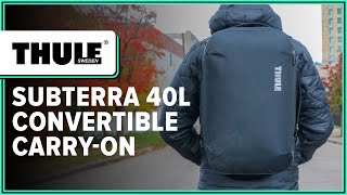 Thule Subterra 40L Convertible CarryOn Review 2 Weeks of Use [upl. by Ketti467]