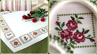 Precious Cross Stitches Hand Embroidery Patterns Countable Colorful Designs [upl. by Swartz]