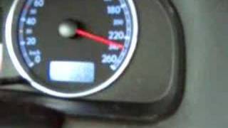 B55 Passat 18T ABT Top Speed Run 250 kmh 1553 MPH [upl. by Gorrian]