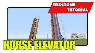 Horse Elevator Minecraft Xbox TU20PlayStation CU8 [upl. by Ynnavoig]