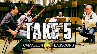 🔥 TAKE FIVE played by Camaleon Bassoons [upl. by Scrivens]