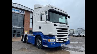 SCANIA R450 EURO 6 HIGHLINE 6X2 TRACTOR UNIT 2014  KU64 DFA [upl. by Carney753]