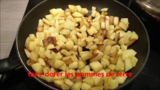 recettetartiflette rapideà la poêle [upl. by Neelie]