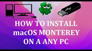 How to Install macOS Monterey on any Intel a PC Easy Way  Complete Hackintosh Installation Guide [upl. by Nnywg513]