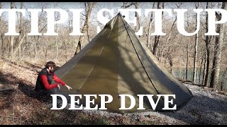 How To Pitch A Tipi  Deep Dive [upl. by Junina]