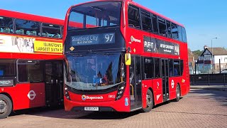 Route 97  Chingford  LeytonSLN 13102 BL65OYY E400H MMC B5LH [upl. by Nymassej]