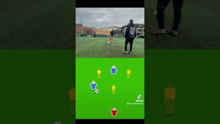 Football drills  122 passing drill [upl. by Eelamme204]