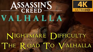 AC Valhalla  The Road to Valhalla  Nightmare Aesir difficulty playthrough [upl. by Zelig]