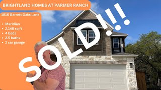 1816 Garrett Oaks Lane in the masterplanned community of Parmer Ranch in Georgetown Texas [upl. by Brabazon5]