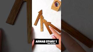 5 ARROW ধাঁধার সমাধান 🤦 shorts puzzle  mini wood puzzel slove  mini wood toy [upl. by Nnyla388]