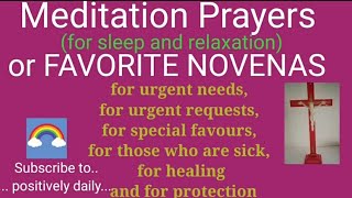 A 30 MINUTE SLEEP PRAYER MEDITATION POWERFUL PRAYERS OR NOVENAS positivelydaily [upl. by Mendelson]