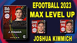 Joshua Kimmich Max Training Tutorial In E football 2023  How To Upgrade kimmich In Pes 2023 [upl. by Collen]