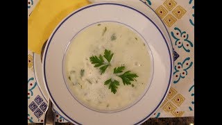 Avgolemono  Greek Chicken Lemon Soup  Christine Cushing [upl. by Dennison94]