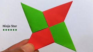 How to make a paper Ninja Star  Origami  Paper Ninja Star  Paper ka ninja star kaise banaen [upl. by Alset]