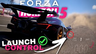 LAUNCH CONTROL bei JEDEM Auto einschalten  FORZA HORIZON 5 [upl. by Heer172]