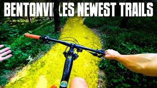 Exploring Bentonvilles Newest trails  NWA MTB [upl. by Reh]