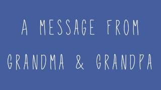 A Message from Grandma amp Grandpa Weve Seen This Before [upl. by Gardal]