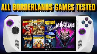 All Borderlands Games Tested On the Rog Ally Ryzen Z1 Extreme [upl. by Nahsaj997]