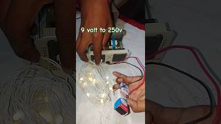 DC to AC converter with decoration light trendingshorts viralshort electrical [upl. by Yllop830]