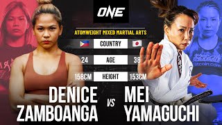 Denice Zamboanga vs Mei Yamaguchi  Full Fight Replay [upl. by Nowaj]